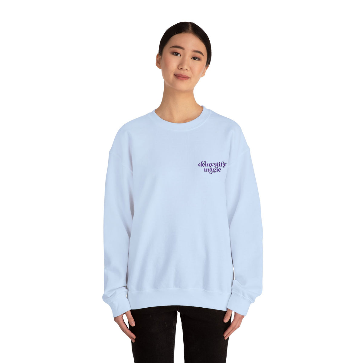 Demystify Magic Embroidered Crewneck Sweatshirt